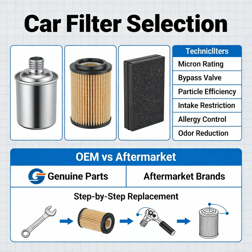 Car Filter Selection