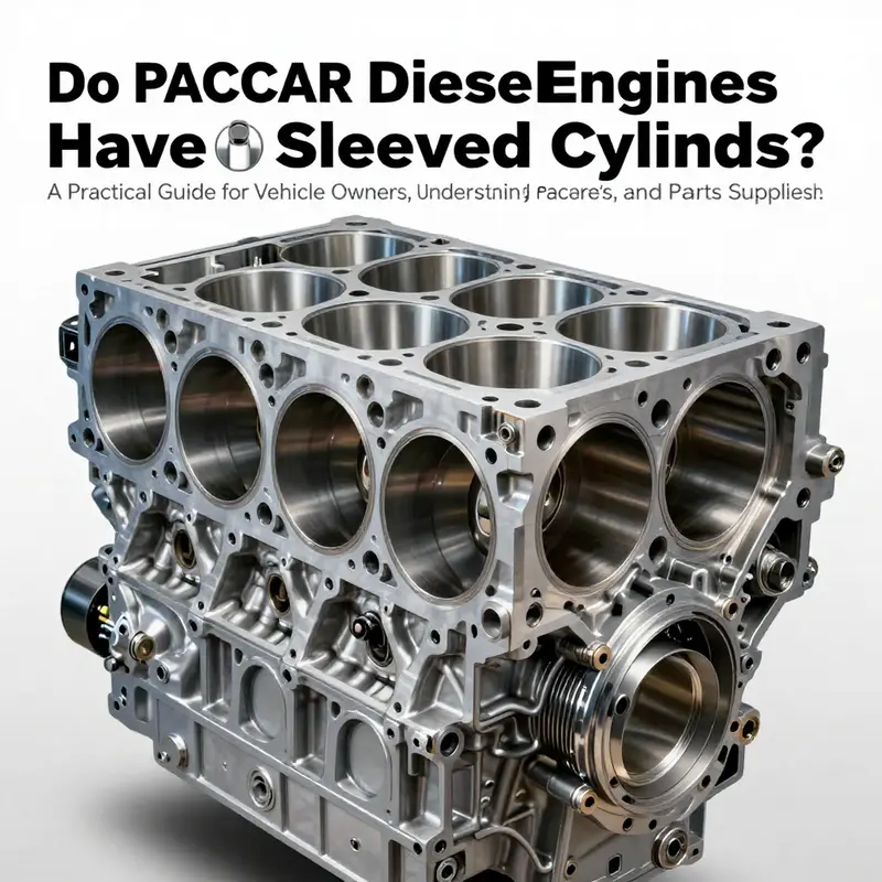 Chapter 1 shows the integrated cylinder walls of a PACCAR MX engine, illustrating how sleeveless design shapes heat transfer and block stiffness.
