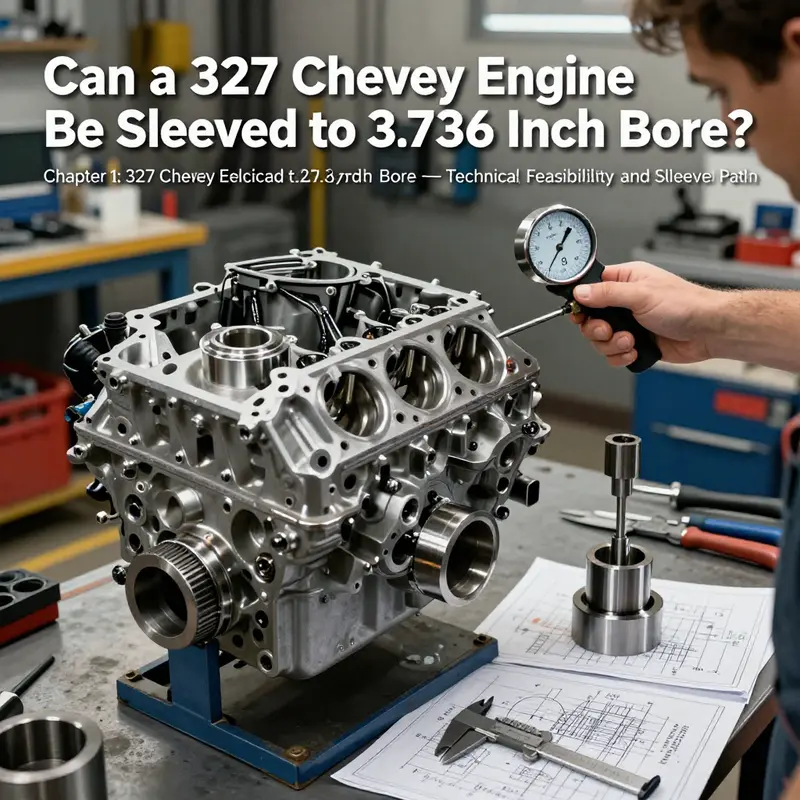 Feasibility and sleeve-design considerations for a 327 block targeting a 3.736-inch bore.