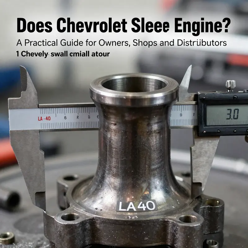 A cross-sectional cutaway shows a dry sleeve seated in a Chevy small-block bore, illustrating the sleeve’s role in wear resistance and heat transfer.