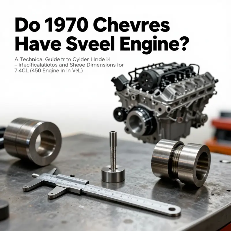 Overview of cylinder sleeves inside a 1970s big-block Chevy V8, illustrating the concept of an insert bore.