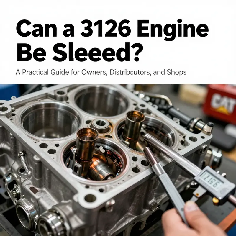 Overview of sleeving concepts and rationale for CAT 3126 engines.