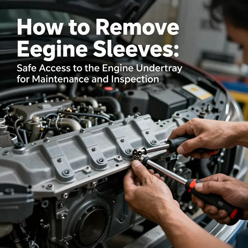 Safety-first prep and vehicle preparation before accessing the engine undertray.