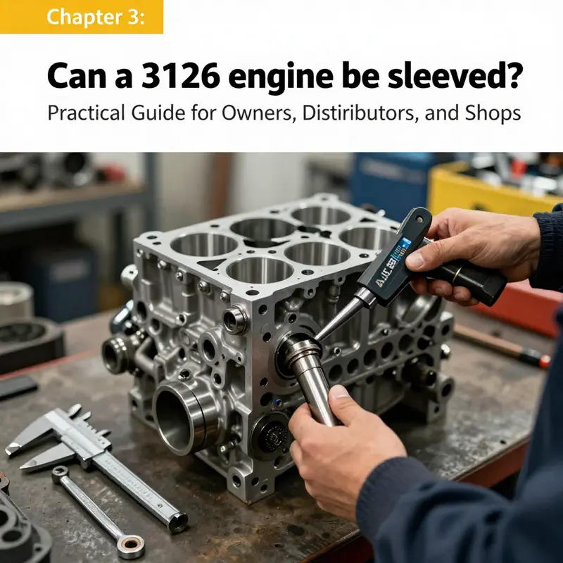 Overview of sleeving concepts and rationale for CAT 3126 engines.