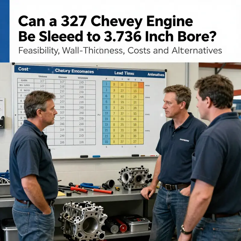 Feasibility and sleeve-design considerations for a 327 block targeting a 3.736-inch bore.