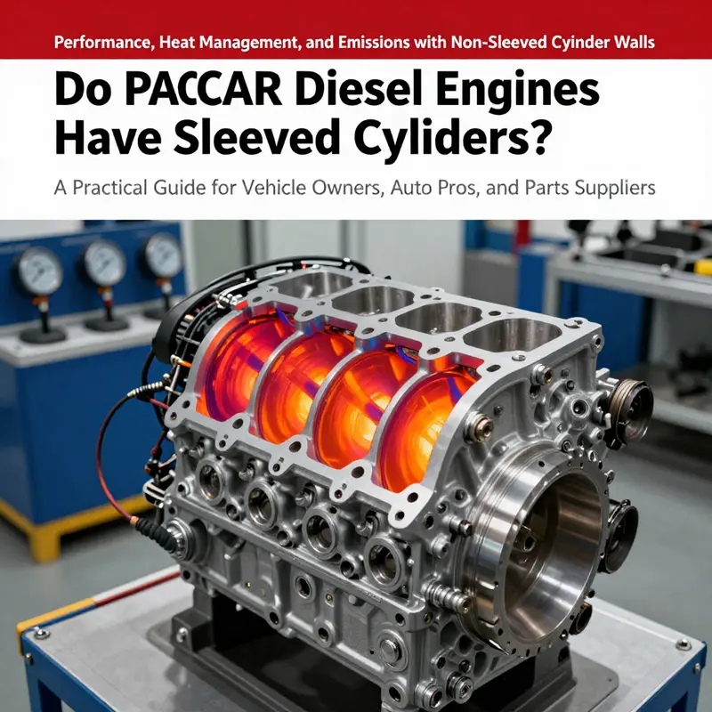 Chapter 1 shows the integrated cylinder walls of a PACCAR MX engine, illustrating how sleeveless design shapes heat transfer and block stiffness.