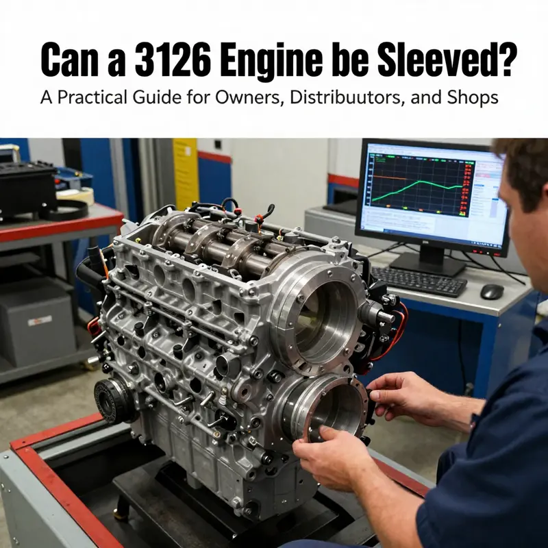 Overview of sleeving concepts and rationale for CAT 3126 engines.