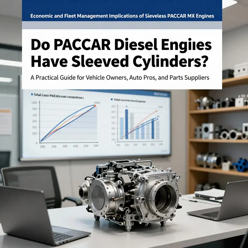 Chapter 1 shows the integrated cylinder walls of a PACCAR MX engine, illustrating how sleeveless design shapes heat transfer and block stiffness.