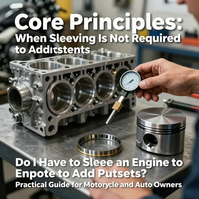 Core principles showing a healthy bore where pistons can be installed without sleeving.