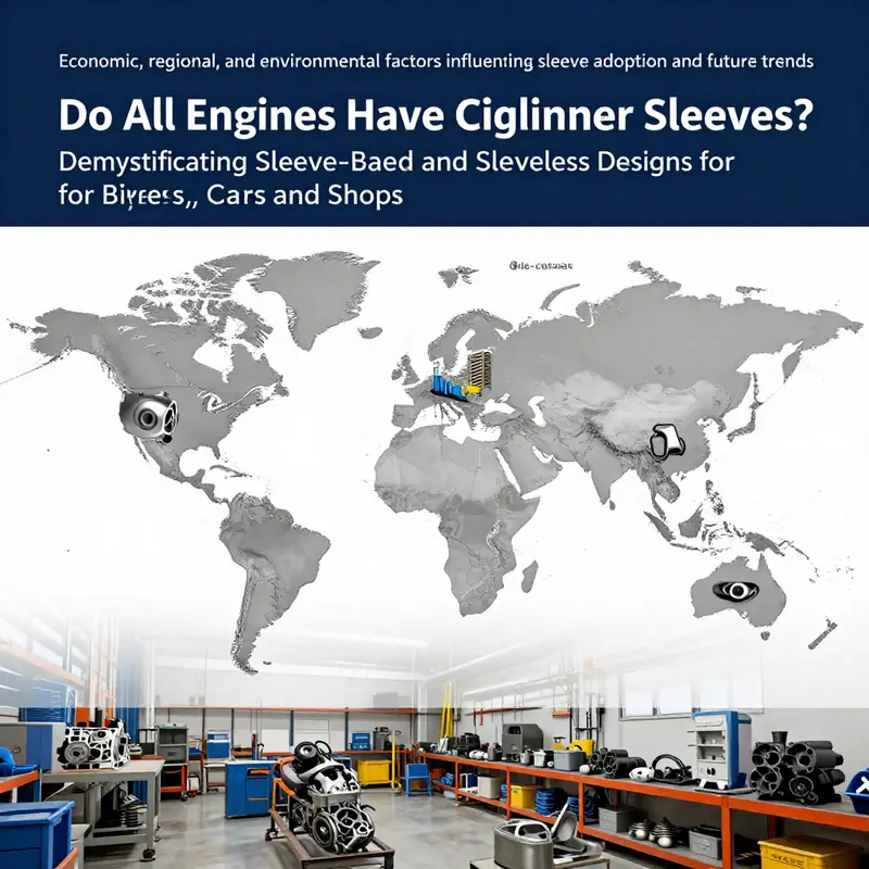 Historical contrast of sleeve-based cylinders versus sleeveless blocks across eras and platforms.