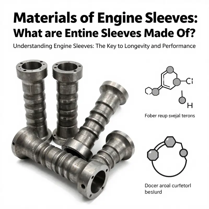Different types of engine sleeves highlighting their distinct designs and uses.