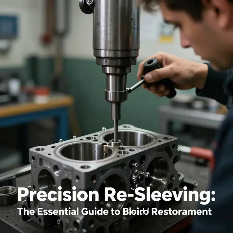 Expert consultation in a top-notch engine machine shop.