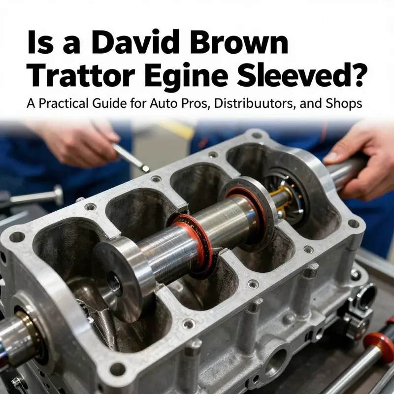 Overview of cylinder sleeving in David Brown engines, showing the sleeve interface and bore restoration.