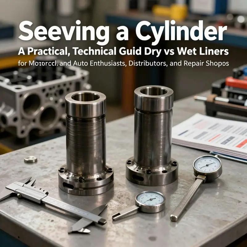 Fundamental comparison of dry and wet liners and their impact on sleeving a cylinder.