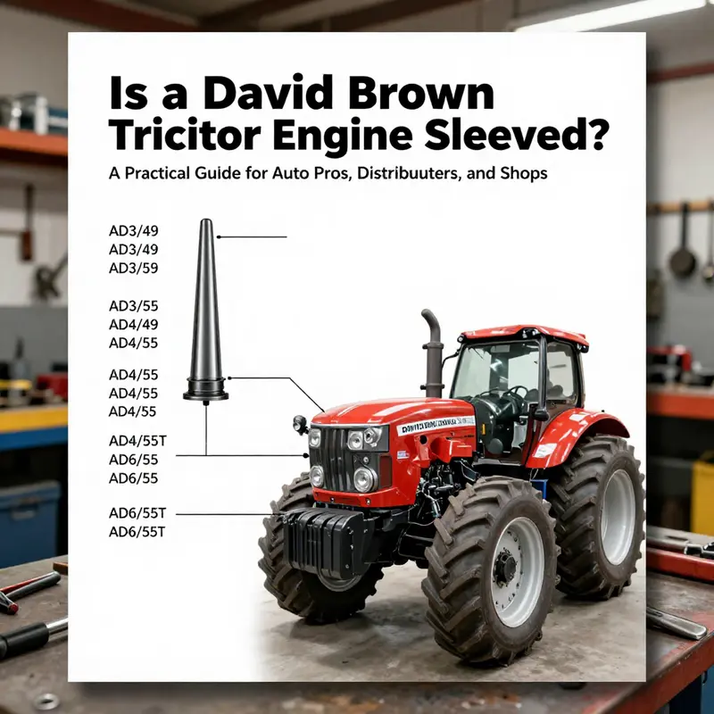 Overview of cylinder sleeving in David Brown engines, showing the sleeve interface and bore restoration.