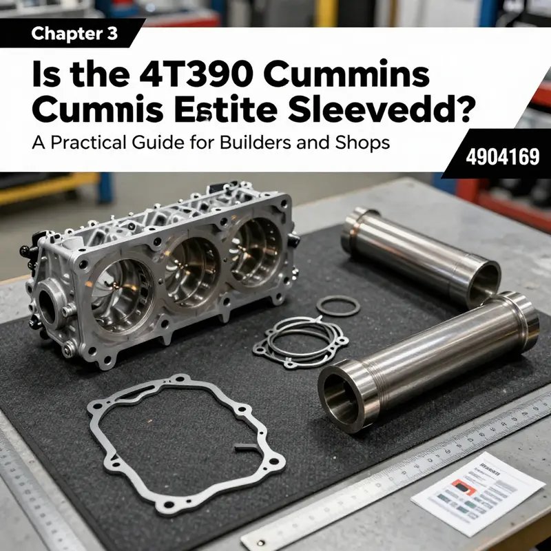 4T390 is a gasket kit part number, not an engine; this image highlights the distinction to prevent misordering during sleeving projects.