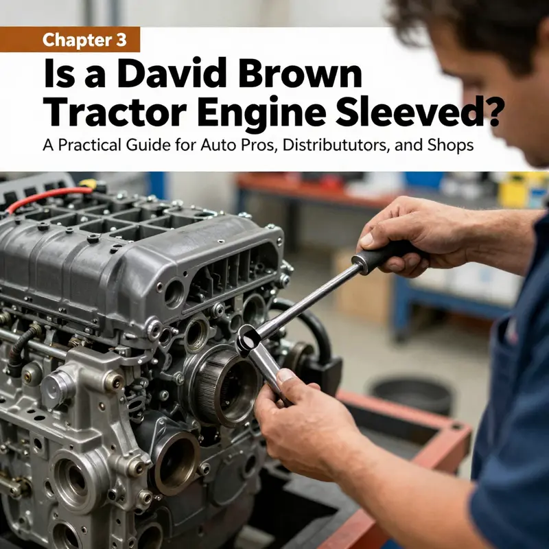 Overview of cylinder sleeving in David Brown engines, showing the sleeve interface and bore restoration.