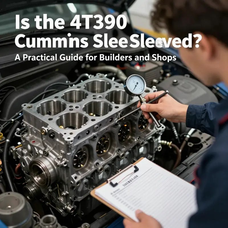 4T390 is a gasket kit part number, not an engine; this image highlights the distinction to prevent misordering during sleeving projects.