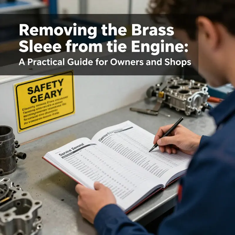 Chapter 1 establishes what a brass sleeve is, where it sits in typical engines, and how to define scope for removal—laying the groundwork for safe, measured work.