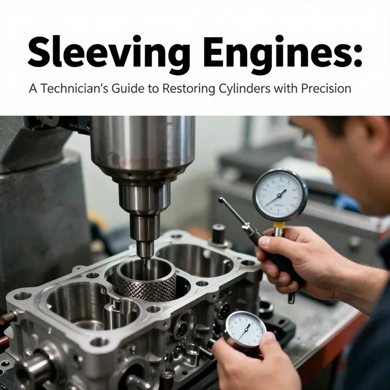 Block condition assessment: cracks, wear, and deck flatness guide sleeve strategy.