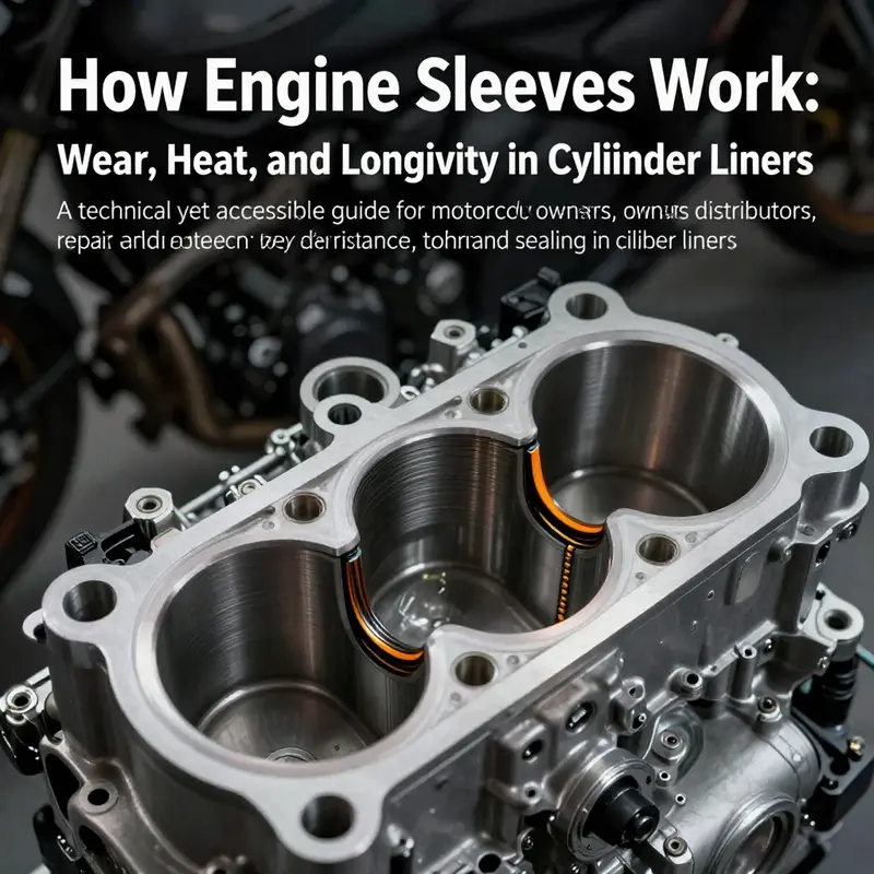 Cover image showing motorcycle and car engines with highlighted cylinder liners and lubrication paths.