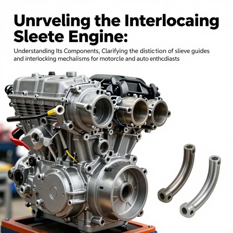 Cover image depicting an engine and its components, symbolizing the relationship between engine sleeve guides and interlocking mechanisms.
