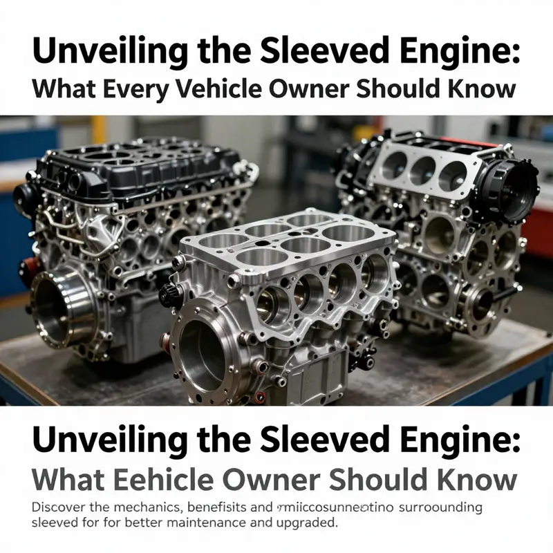 A diverse array of engines showcasing the concept of sleeved engines, emphasizing their role in automotive design.