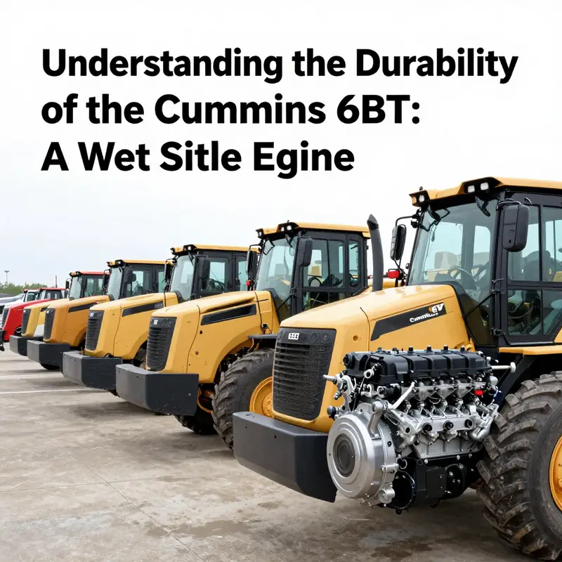 Diagram illustrating the wet sleeve configuration of the Cummins 6BT engine.
