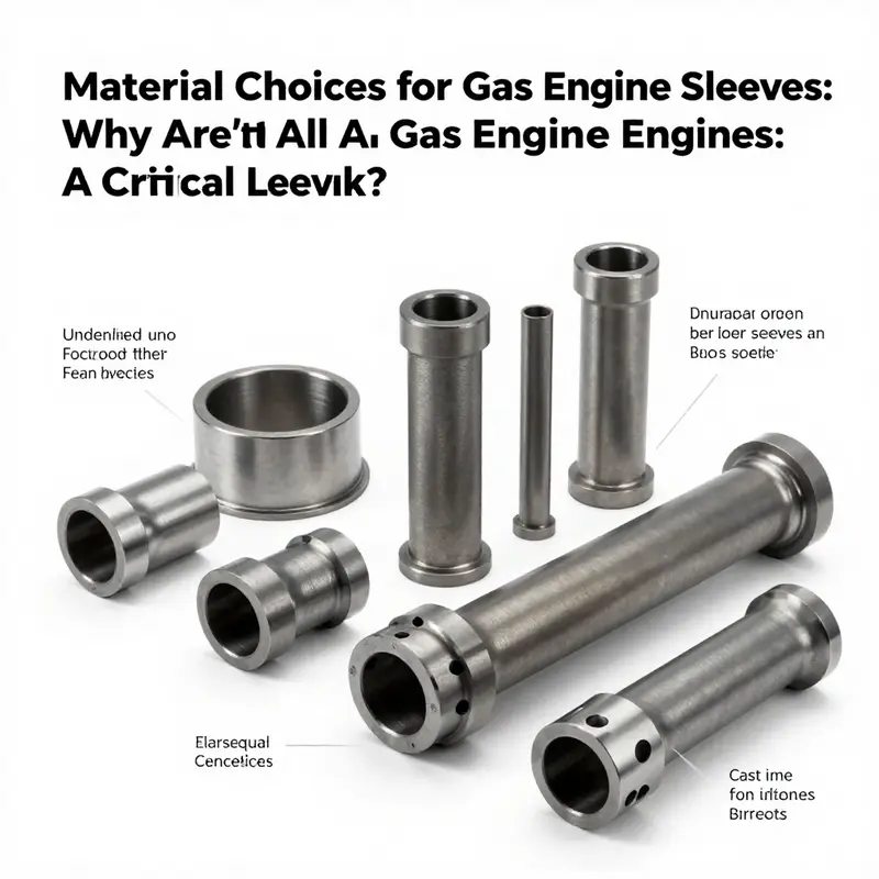 An illustration highlighting the crucial role of cylinder sleeves in gas engines.