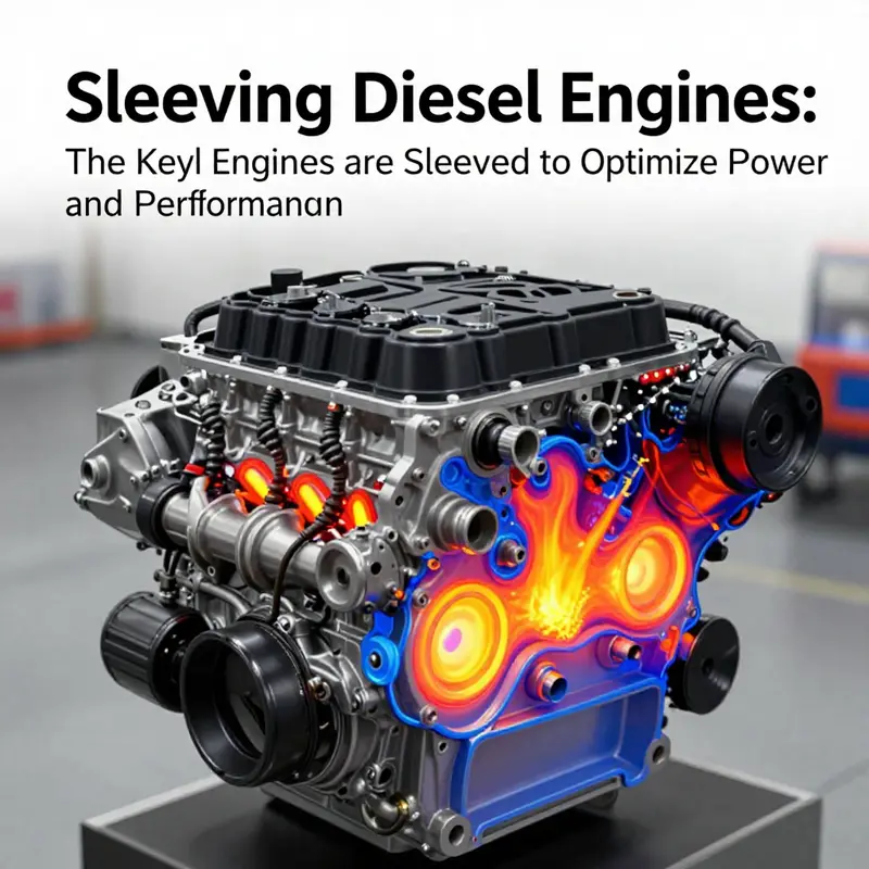 Highlighting the inner sleeve of a diesel engine, pivotal for durability.