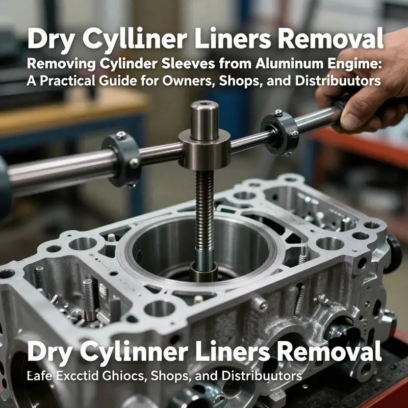 Safety-first preparation sets the stage for successful sleeve removal in aluminum engines.