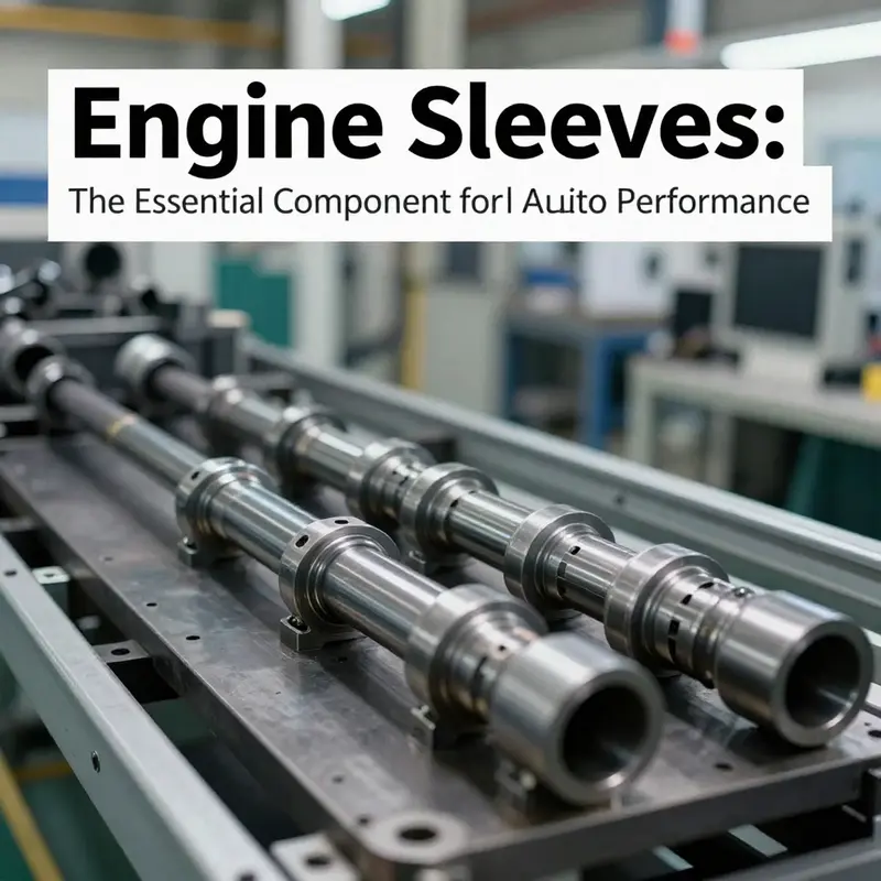Close-up of an engine displaying precise engine sleeves that enhance performance.