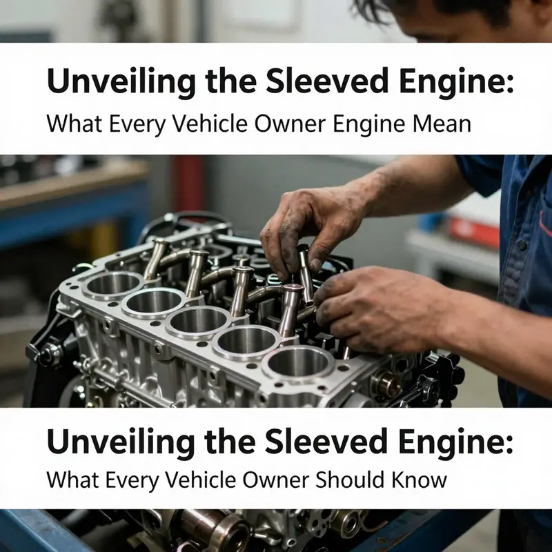 Detailed view of an engine block featuring cylinder sleeves, illustrating their role in engine mechanics.