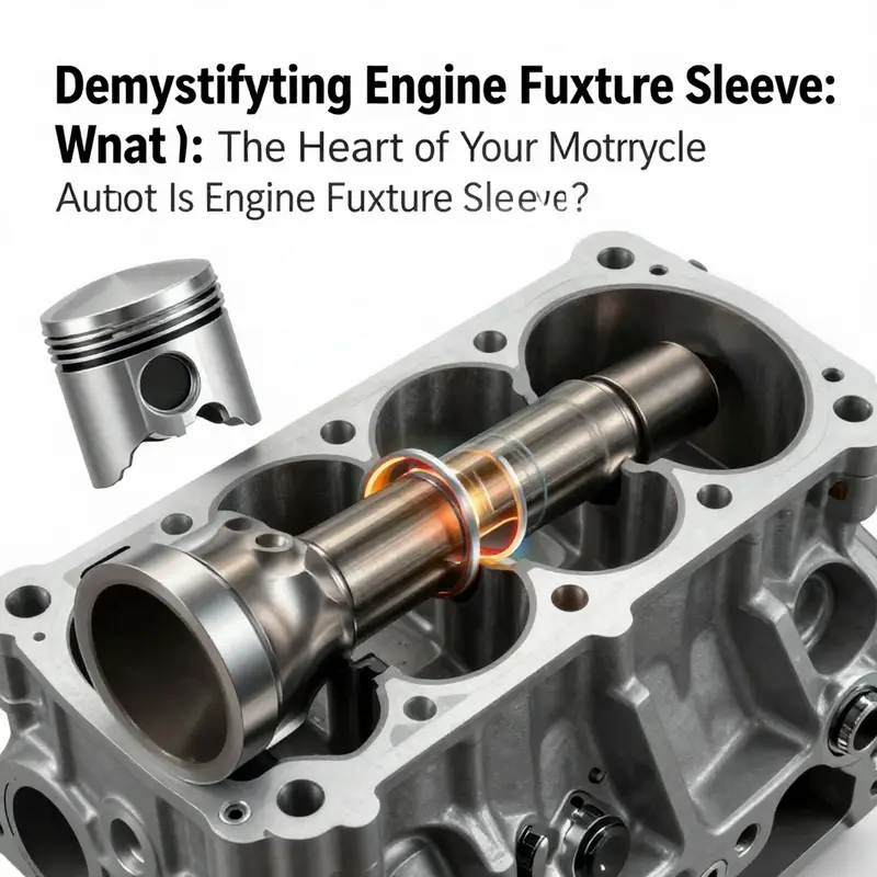Cross-section of an engine cylinder sleeve illustrating its critical role in engine operation.