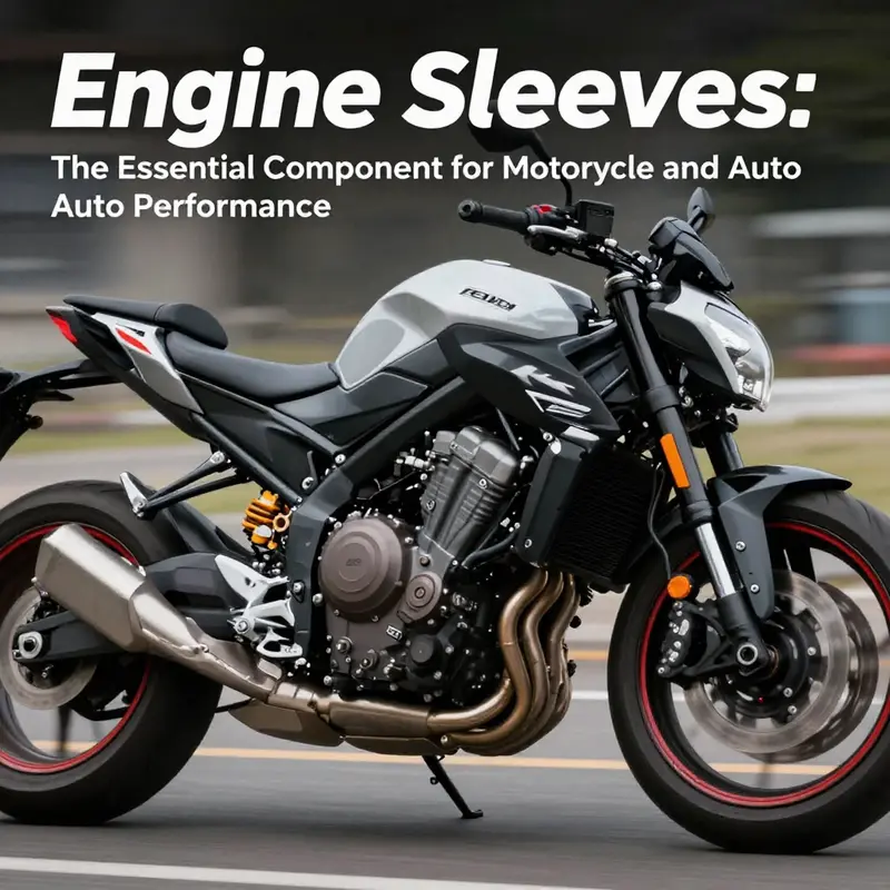 Close-up of an engine displaying precise engine sleeves that enhance performance.