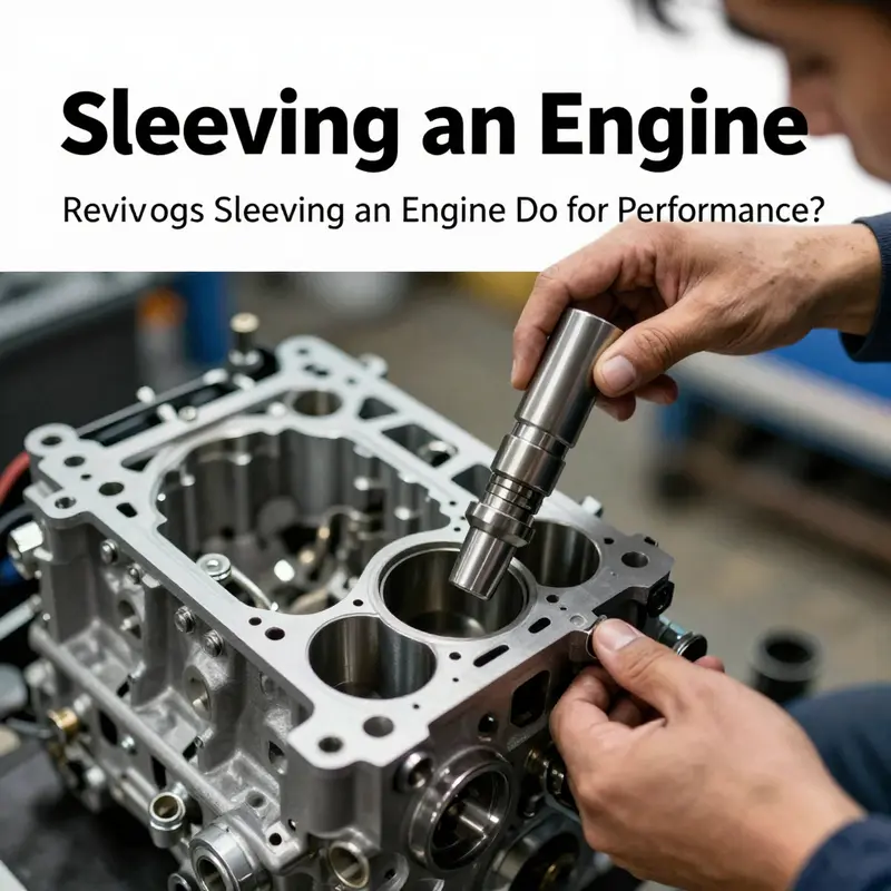 A mechanic installs a new cylinder sleeve, restoring engine performance.