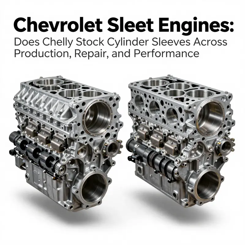 Production engines showing cylinder sleeves in modern Chevy designs.