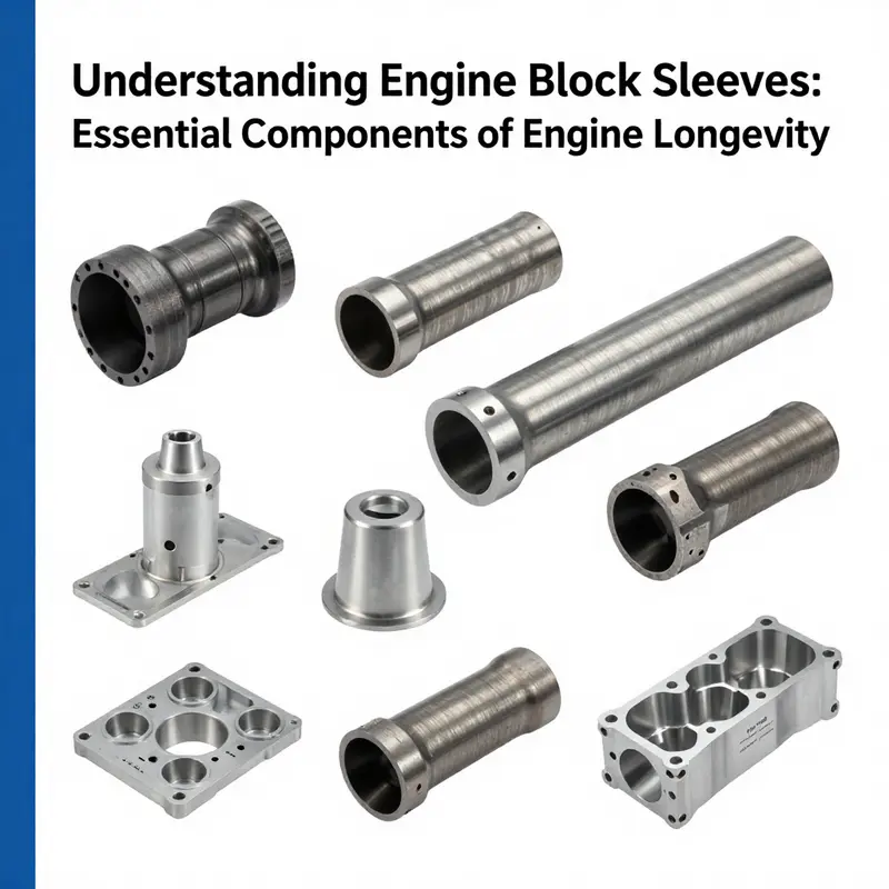 Comparison of Dry and Wet Engine Block Sleeves: Understanding their unique structures.
