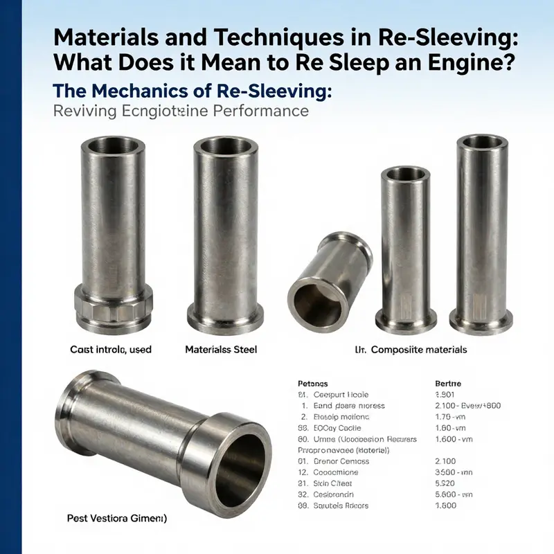 A mechanic examines an engine block, demonstrating the importance of identifying wear before re-sleeving.