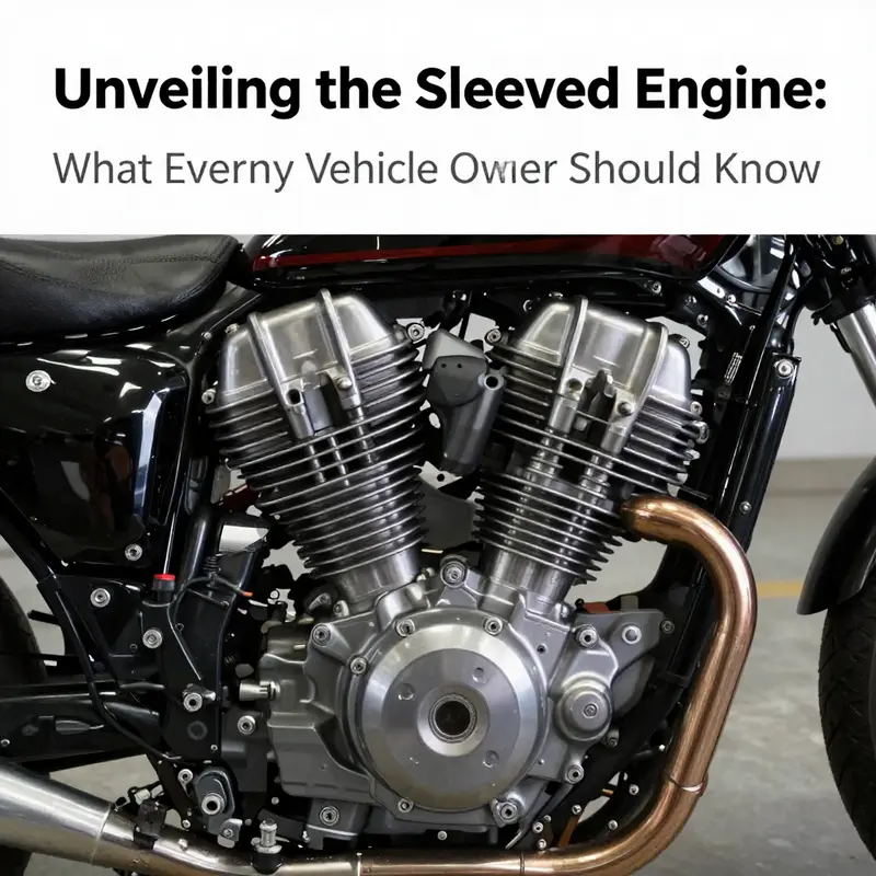 Detailed view of an engine block featuring cylinder sleeves, illustrating their role in engine mechanics.