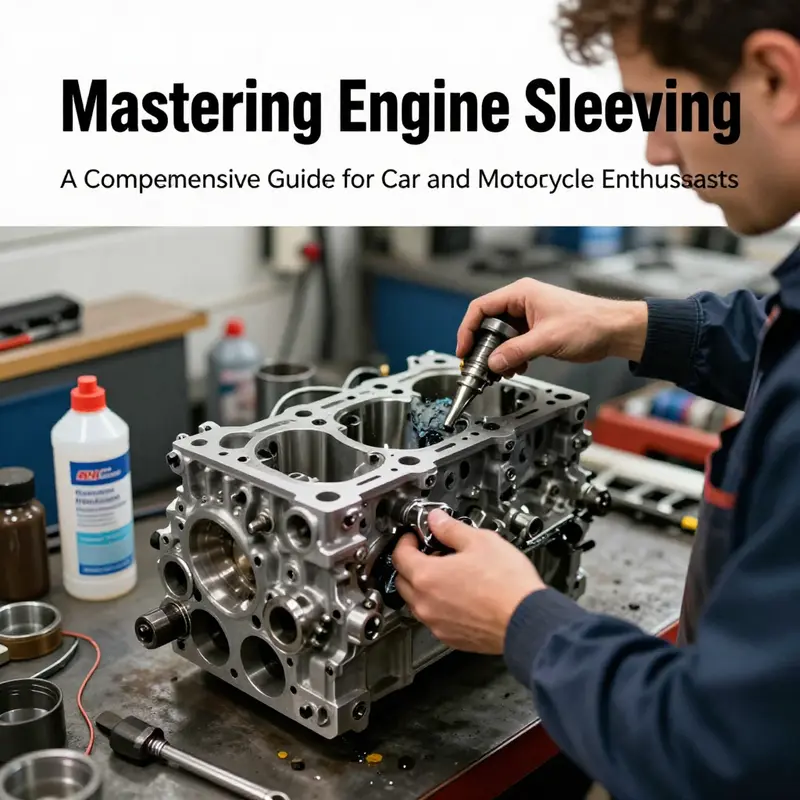 Measuring cylinder wear with precision tools to determine the need for engine sleeving.