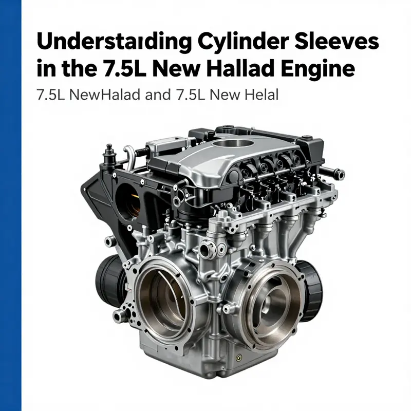Different types of cylinder sleeves used in the 7.5L New Holland engine.