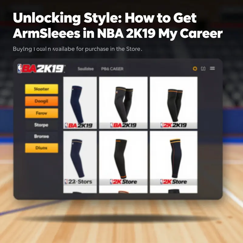 Celebrating career progress with unlocked arm sleeves in NBA 2K19.