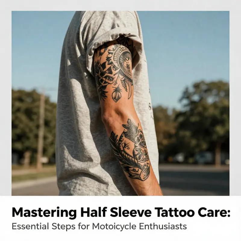 Essential aftercare immediately following a tattoo, highlighting protective wrapping and vibrant ink.