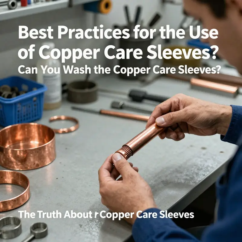 Proper care practices for copper care sleeves ensure the longevity of your copper parts.
