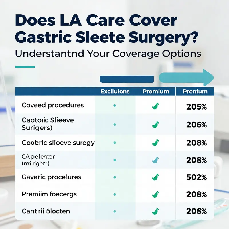 An overview of health insurance coverage policies regarding gastric sleeve surgery.
