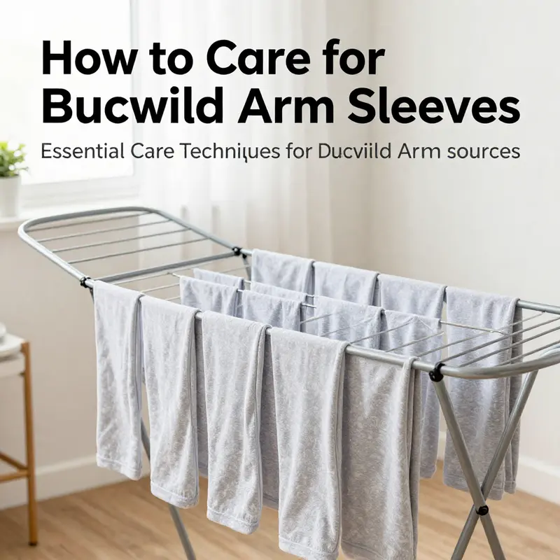 Washing Bucwild arm sleeves with care for optimal performance.
