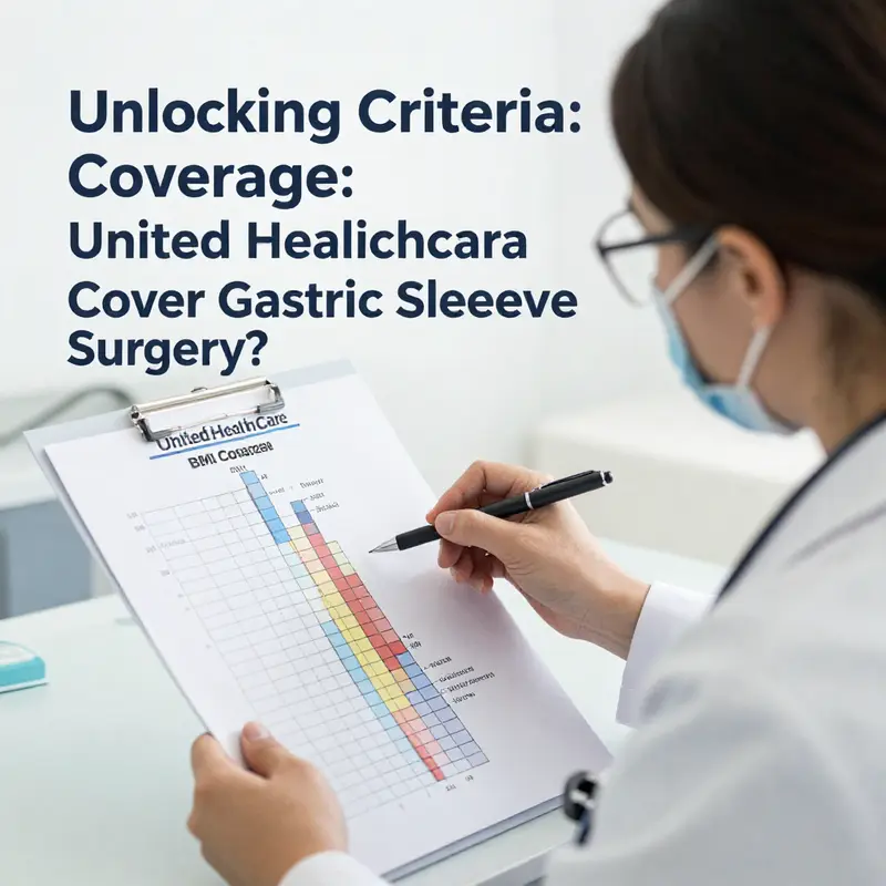 A healthcare professional outlines eligibility criteria for gastric sleeve surgery under United Healthcare.