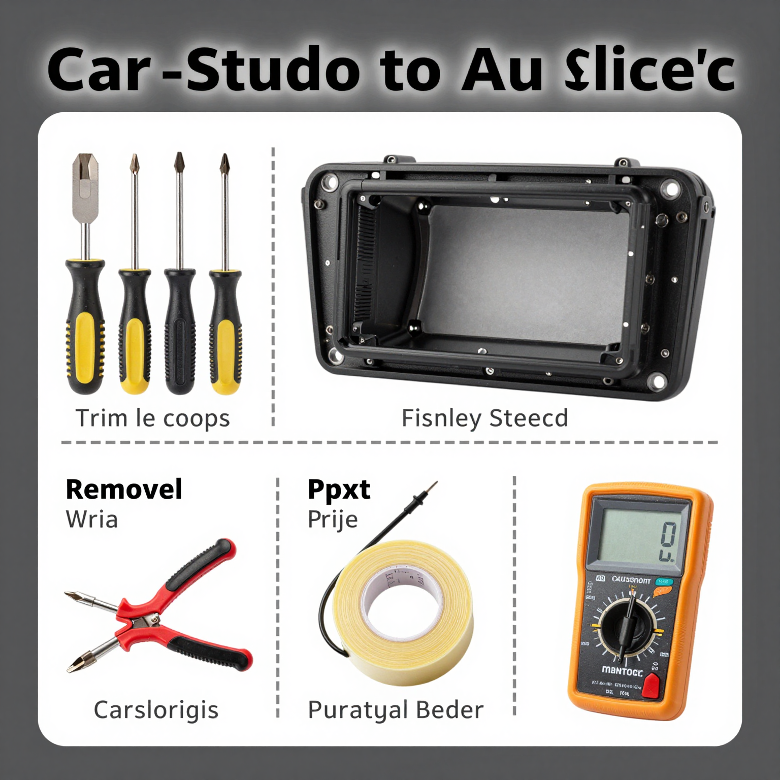 Tools for Mounting Car Stereo