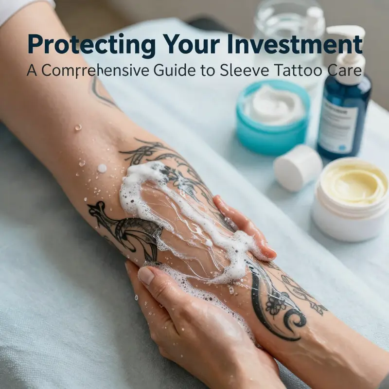 Proper immediate care ensures your tattoo starts healing effectively.